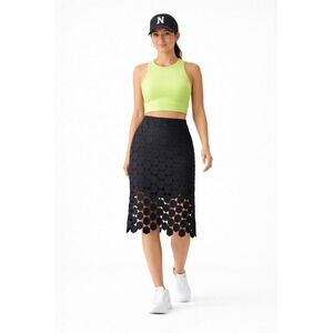 Commense‎ Double-layered skirt black size M/6